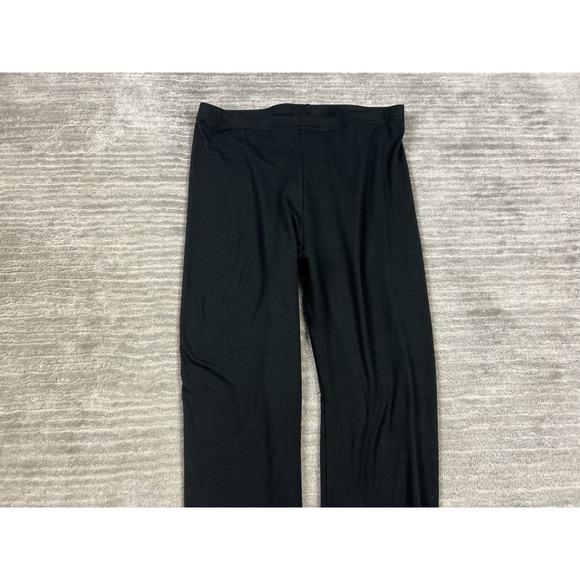 Just Be Leggings Womens Large Black Pull On Elastic Waist Polyester Blend - Picture 2 of 11